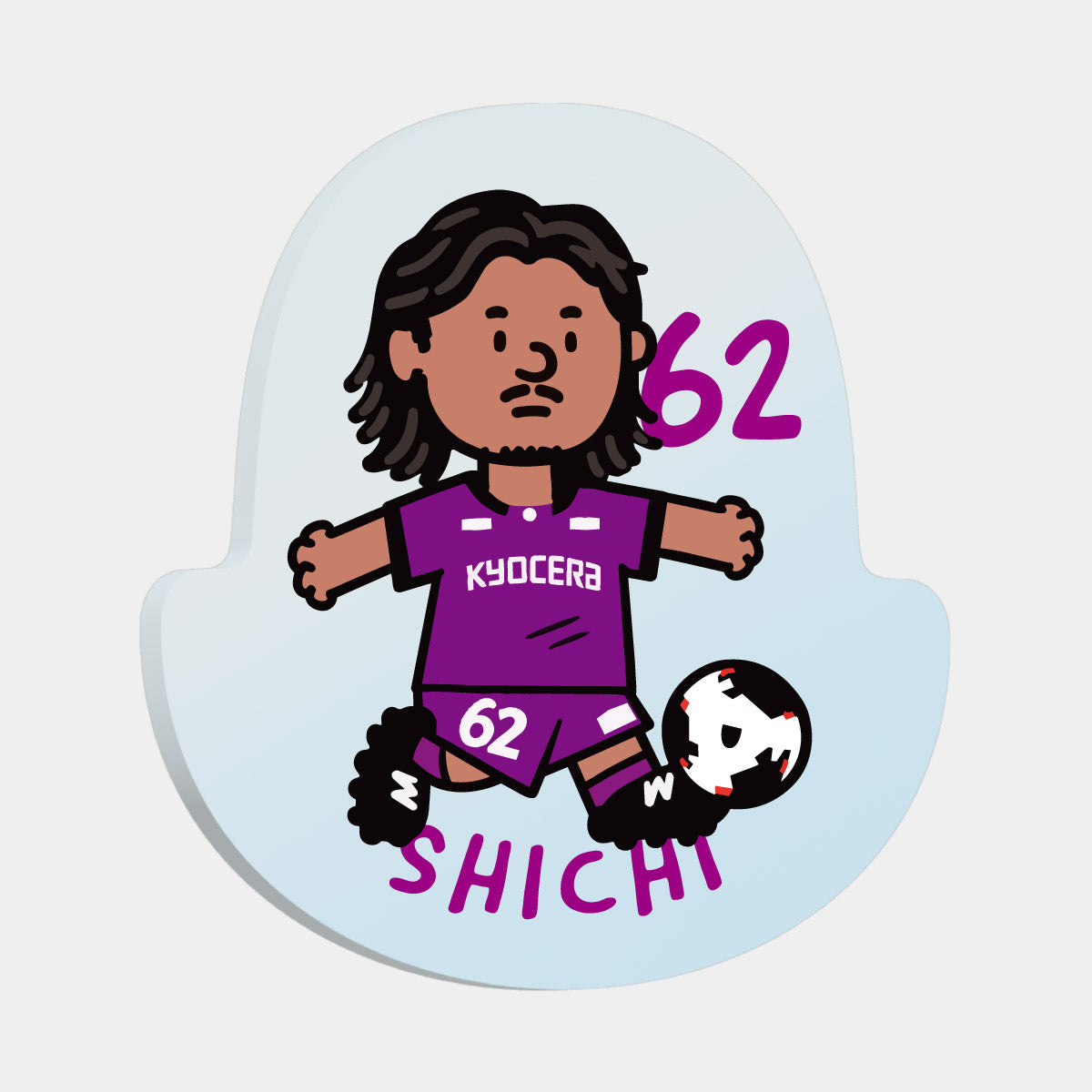 ゆるプチ選手のゆらゆらアクリルブロック