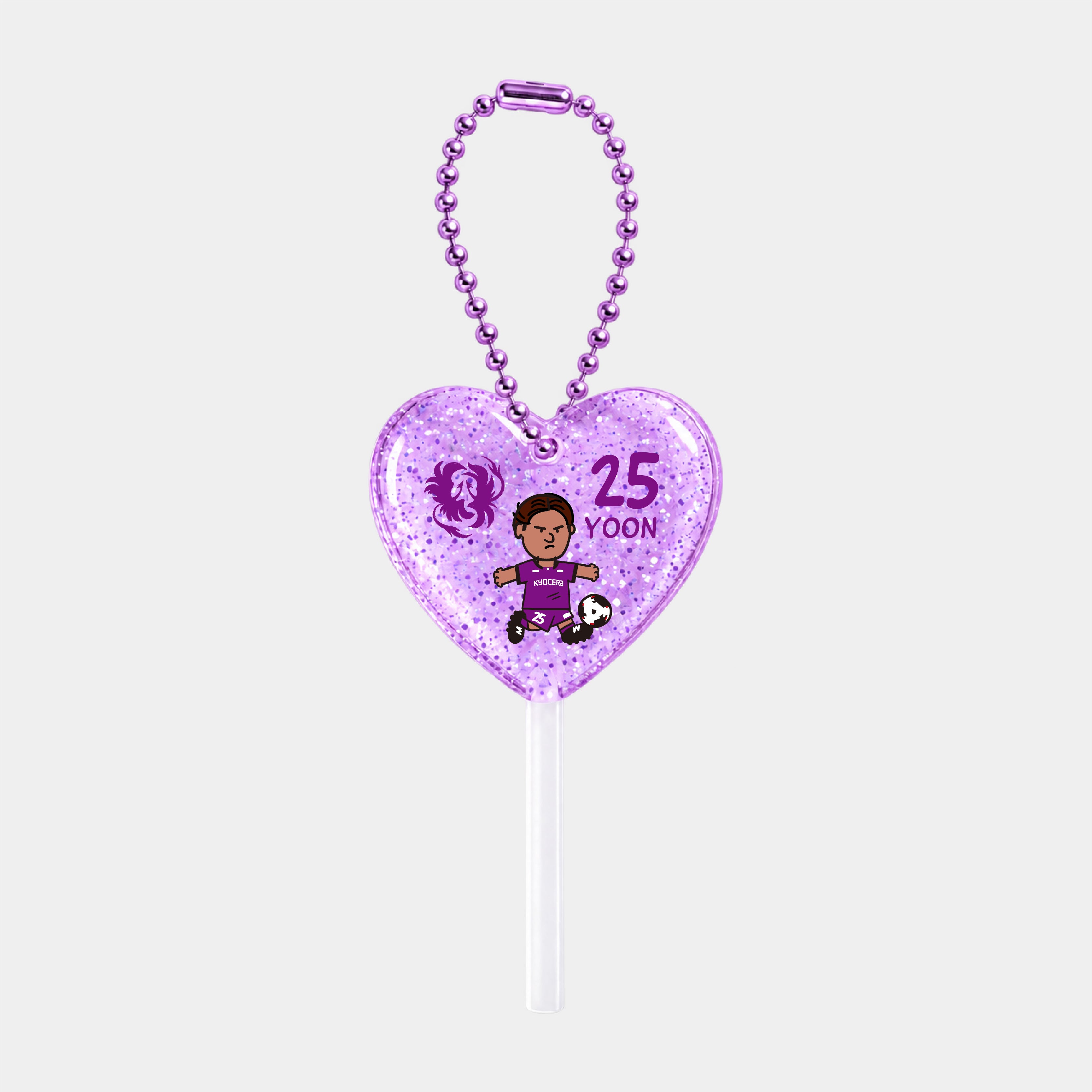 ゆるプチ選手のキャンディアクリルキーホルダー