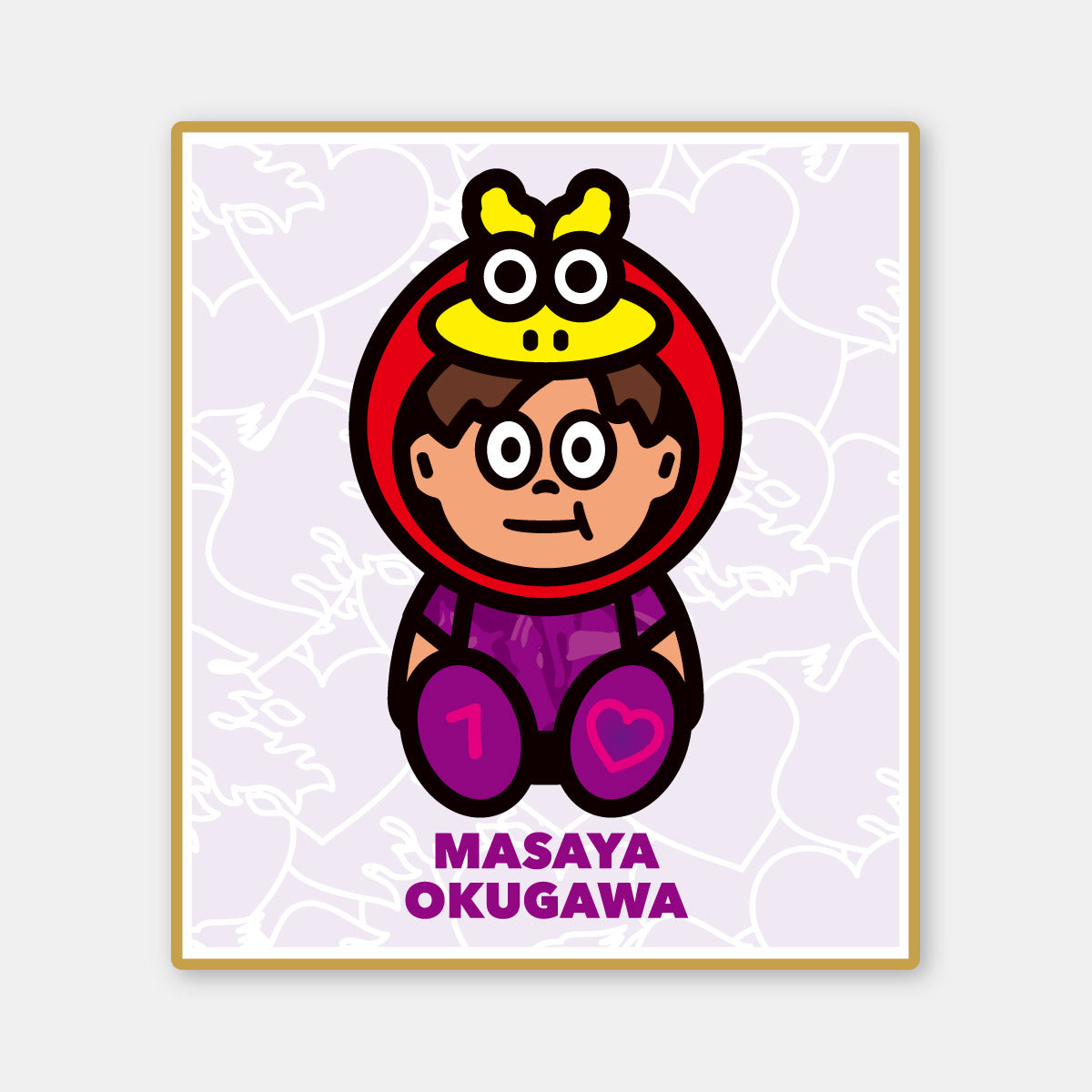 選手オリジナルミニ色紙