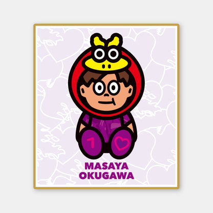 選手オリジナルミニ色紙