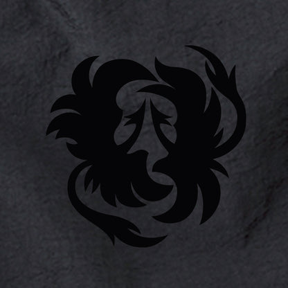 鳳凰刺繍ナイロンショートパンツ