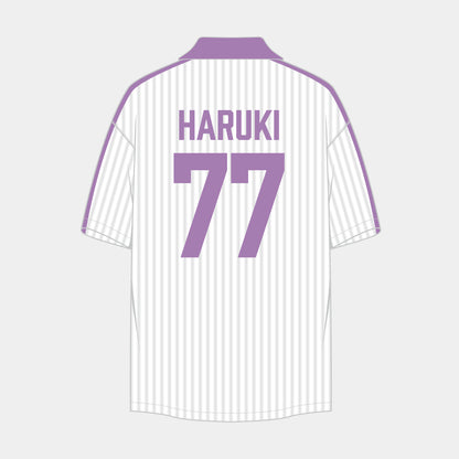 背番号ネームサッカーシャツ