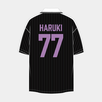 背番号ネームサッカーシャツ