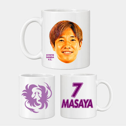 選手どアップマグカップ
