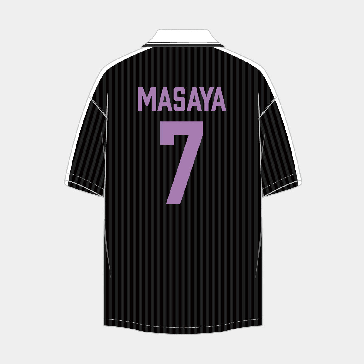 背番号ネームサッカーシャツ