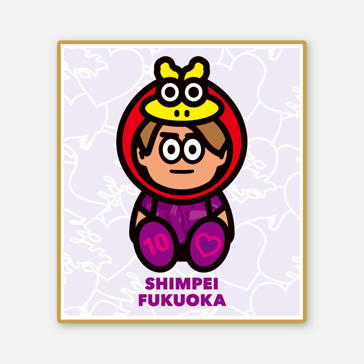 選手オリジナルミニ色紙