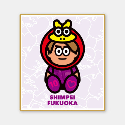 選手オリジナルミニ色紙
