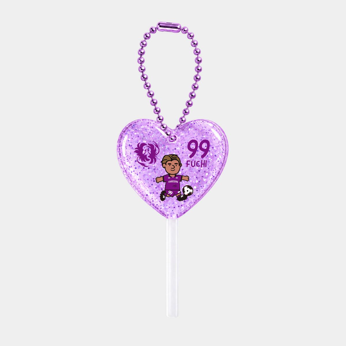 ゆるプチ選手のキャンディアクリルキーホルダー