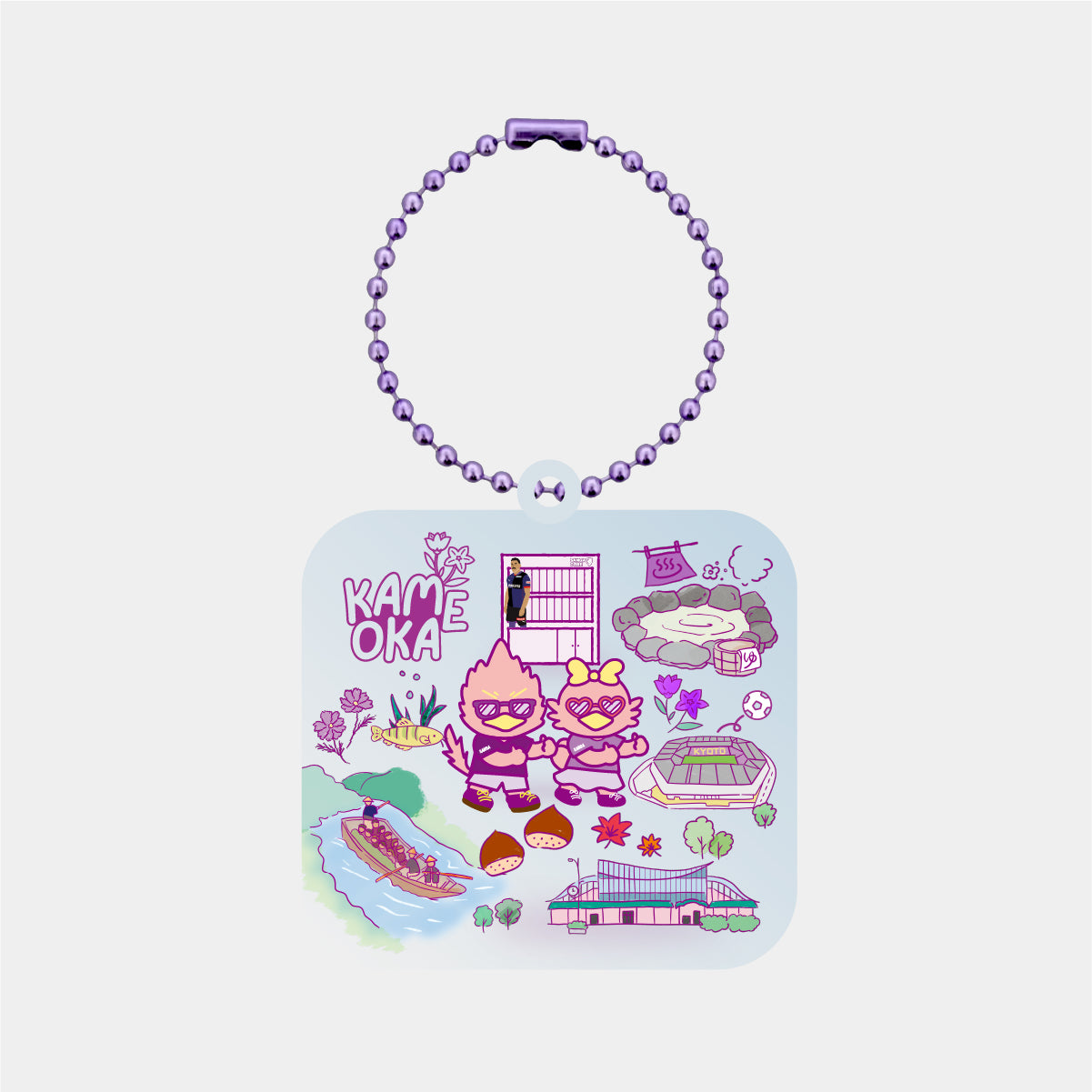 KAMEOKA  × SANGA LIFE LAB. アクリルキーホルダー
