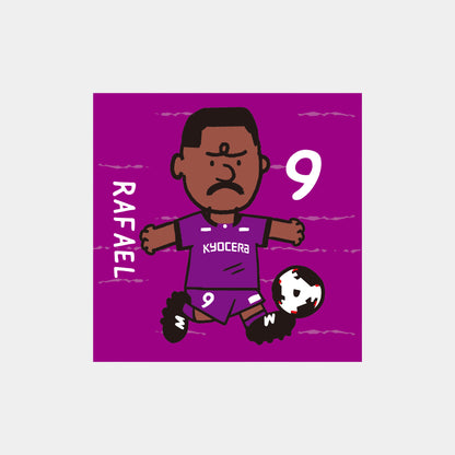ゆるプチ選手のイラストステッカー（5枚入り）