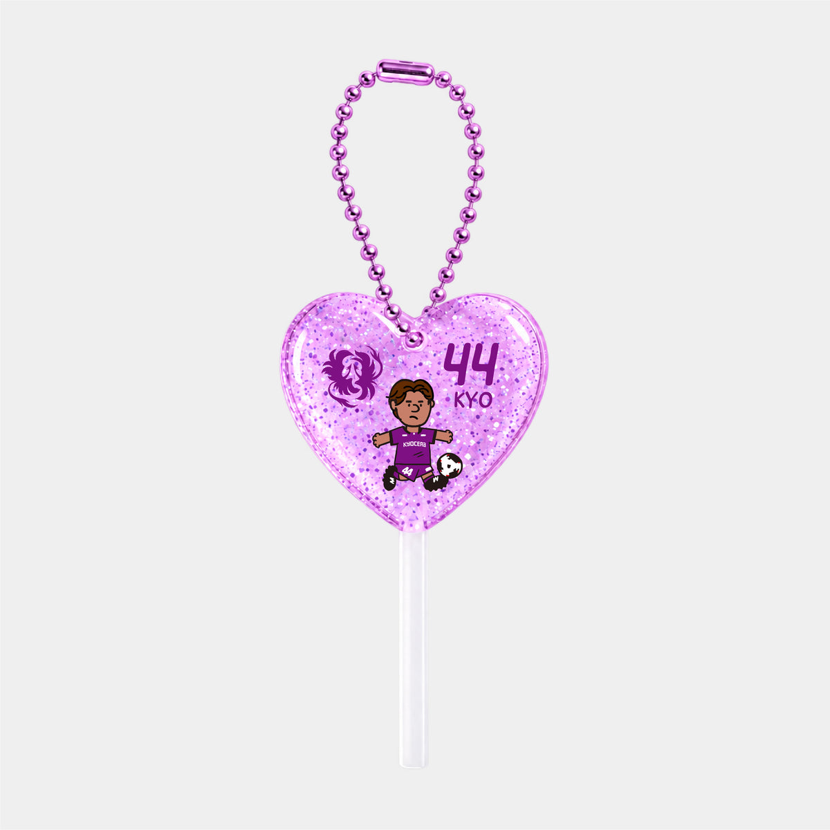 ゆるプチ選手のキャンディアクリルキーホルダー