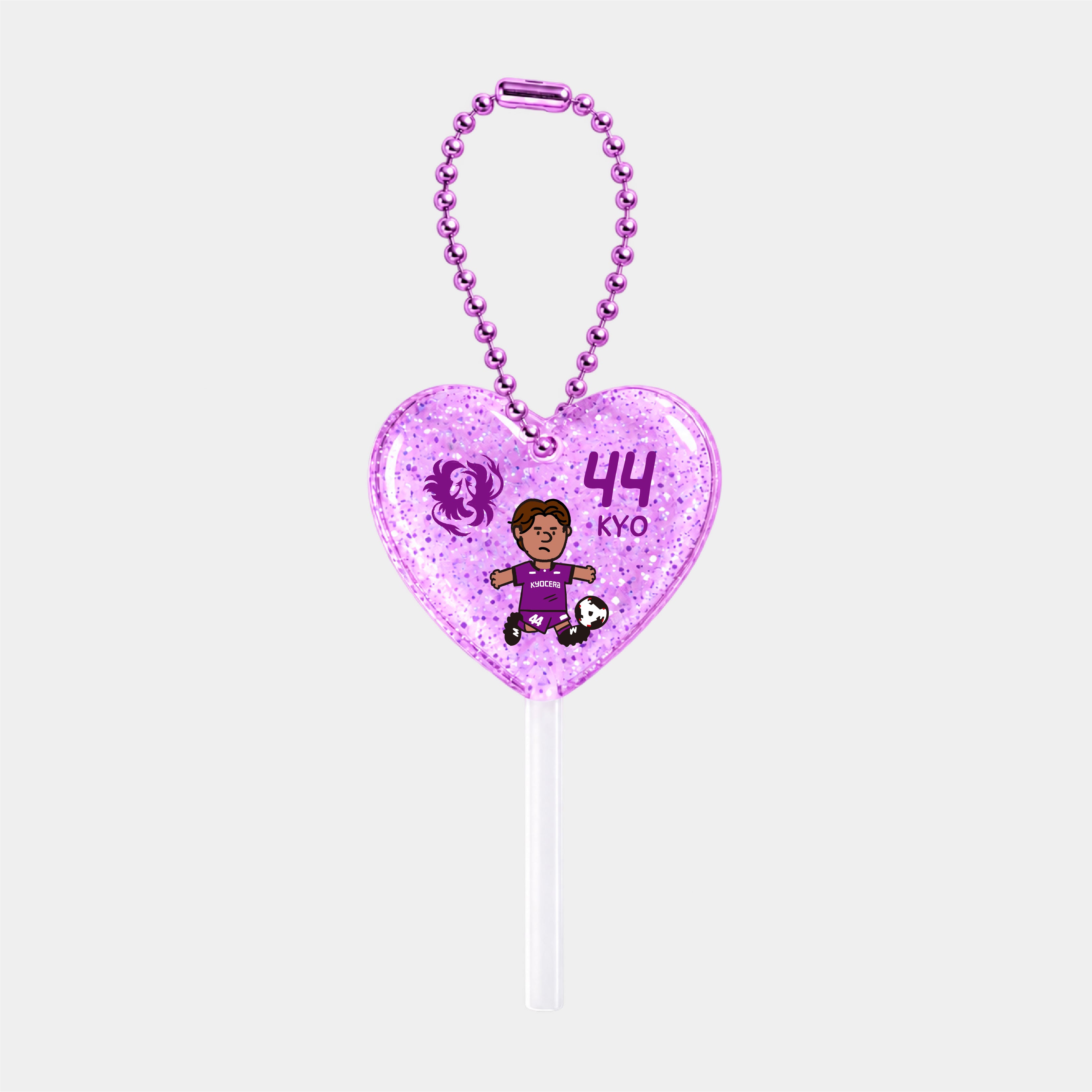 ゆるプチ選手のキャンディアクリルキーホルダー