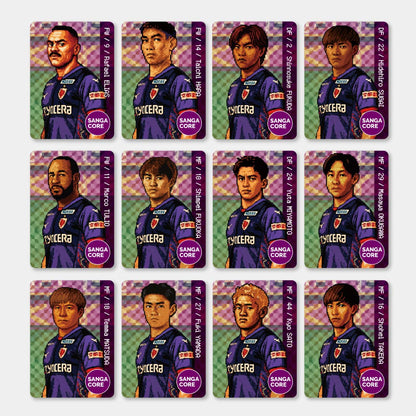 【SANGA CORE&スタジアム受取先行発売】CORE推し活選手ピクセルアートステッカー（5枚入り）