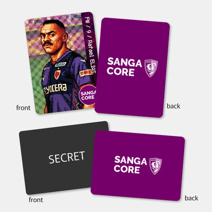 【SANGA CORE&スタジアム受取先行発売】CORE推し活選手ピクセルアートステッカー（5枚入り）