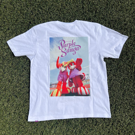 パープルサンガリバイバルフォトTシャツ