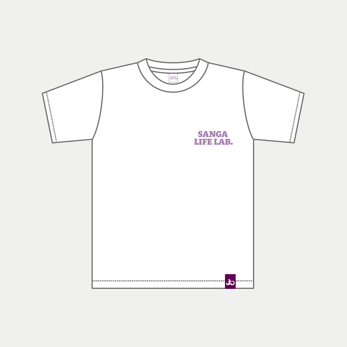 ゆるパーサくんコトノちゃんバックプリントTシャツ