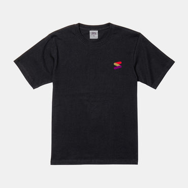サンガカラーラインロゴ刺繍Tシャツ