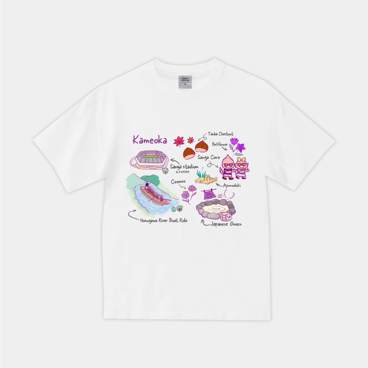 KAMEOKA × SANGA LIFE LAB. Tシャツ