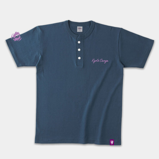Kyoto sanga ヘンリーネックTシャツ
