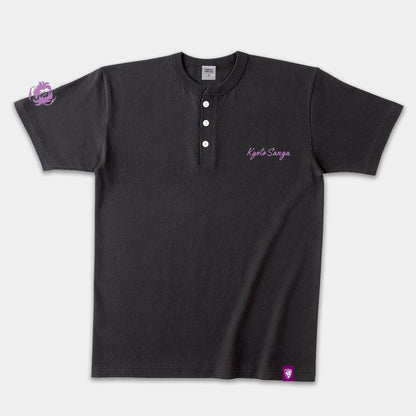 Kyoto sanga ヘンリーネックTシャツ