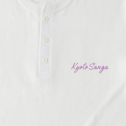 Kyoto sanga ヘンリーネックTシャツ