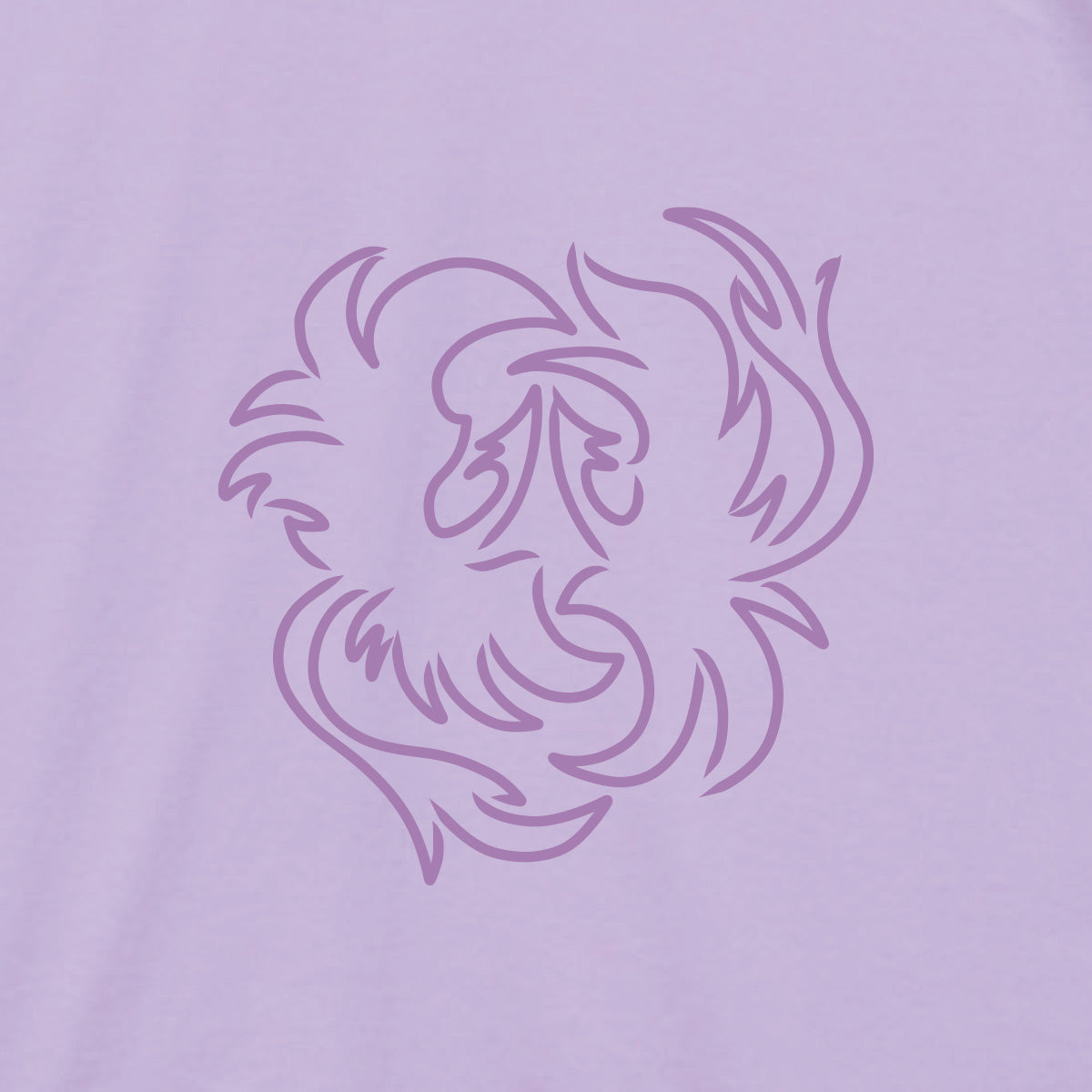鳳凰刺繍ロングTシャツ