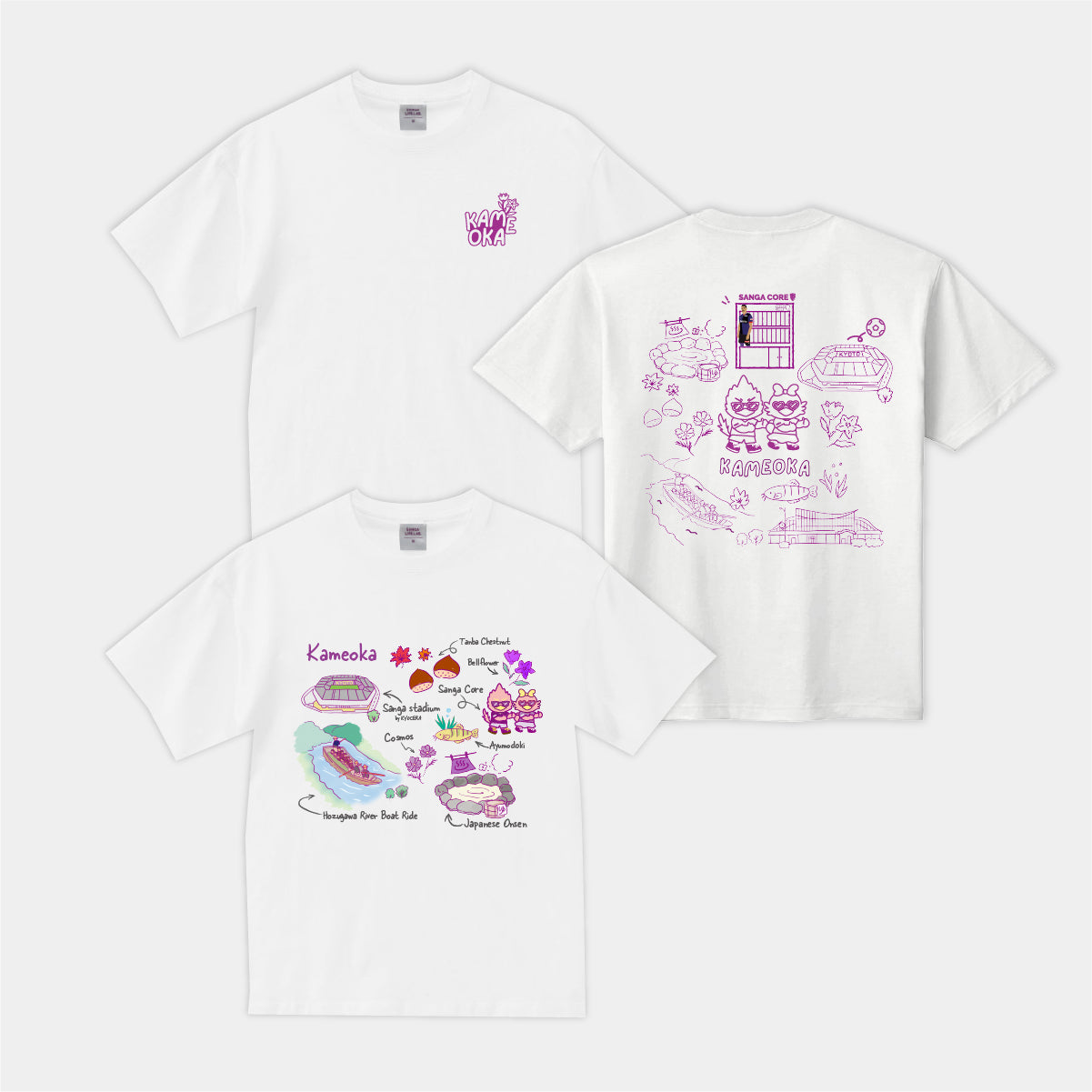 KAMEOKA × SANGA LIFE LAB. Tシャツ