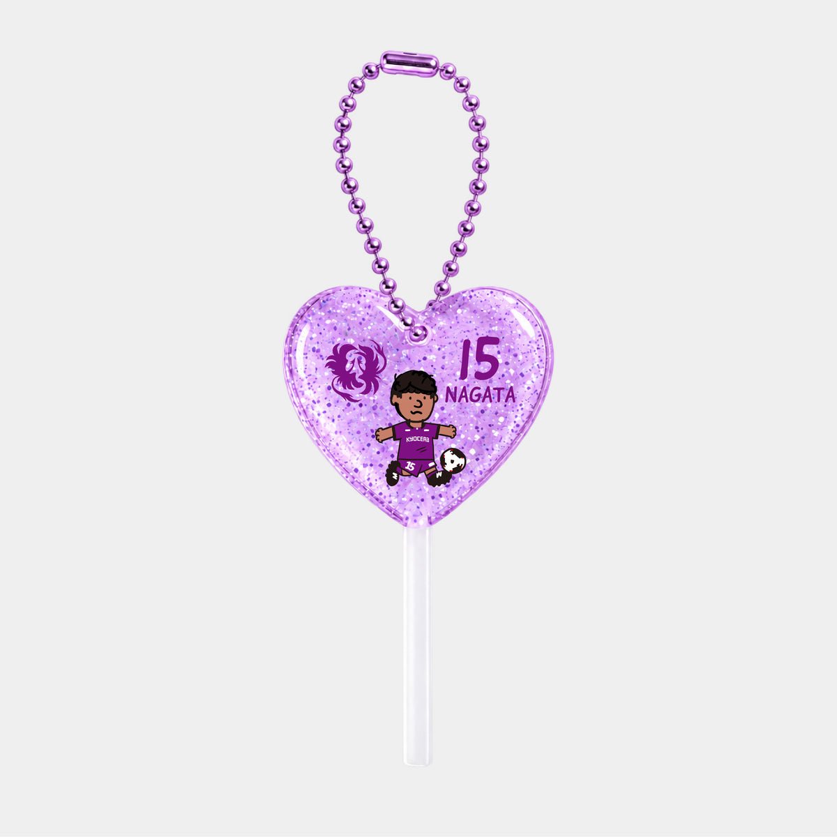 ゆるプチ選手のキャンディアクリルキーホルダー