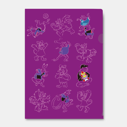 鳥獣戯画×SANGA LIFE LAB. クリアファイル