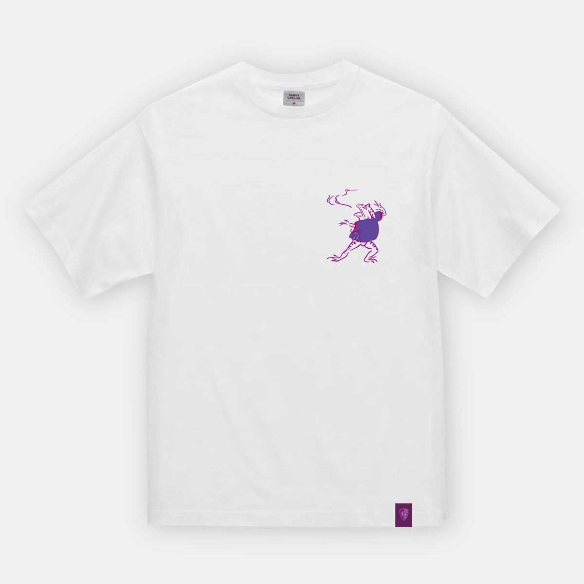 鳥獣戯画×SANGA LIFE LAB. ワンポイントTシャツ