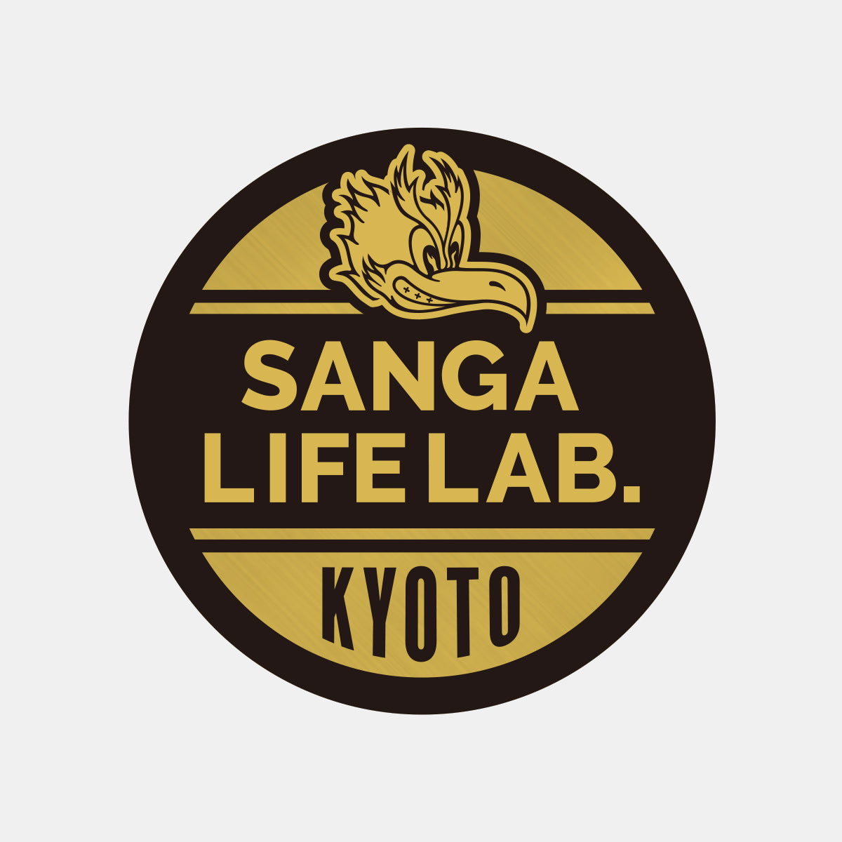 オリジナルシール付きエンブロイダリーフラットキャップ