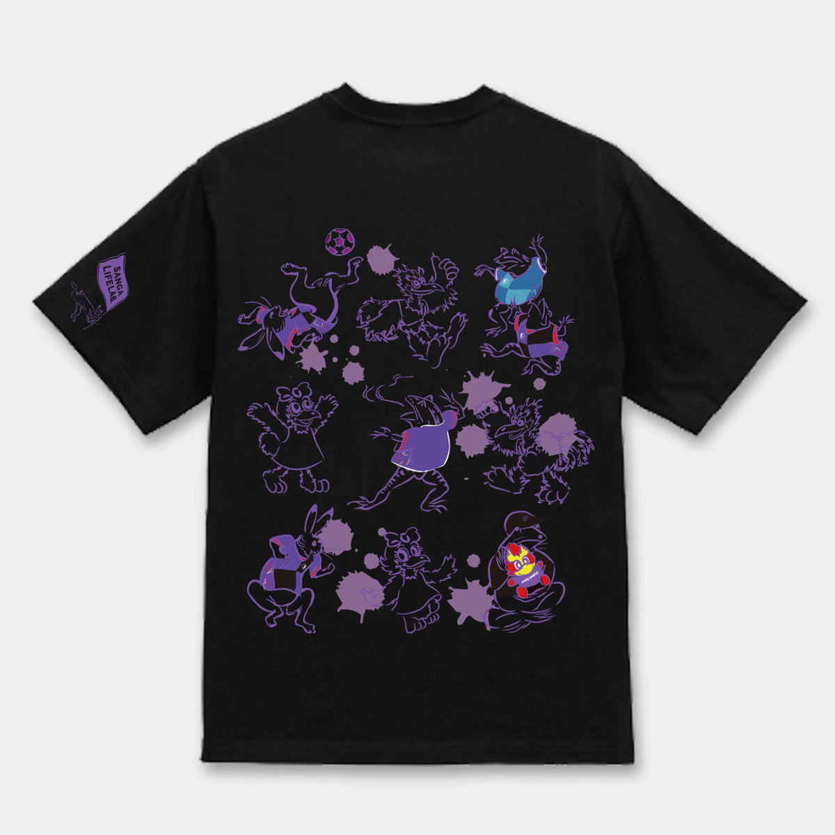 みんなで鳥獣戯画×SANGA LIFE LAB. Tシャツ