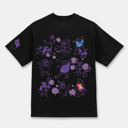みんなで鳥獣戯画×SANGA LIFE LAB. Tシャツ