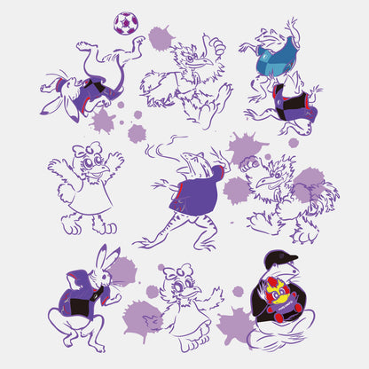 みんなで鳥獣戯画×SANGA LIFE LAB. Tシャツ