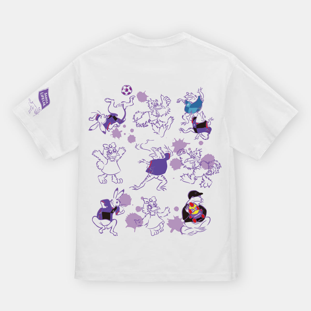 みんなで鳥獣戯画×SANGA LIFE LAB. Tシャツ