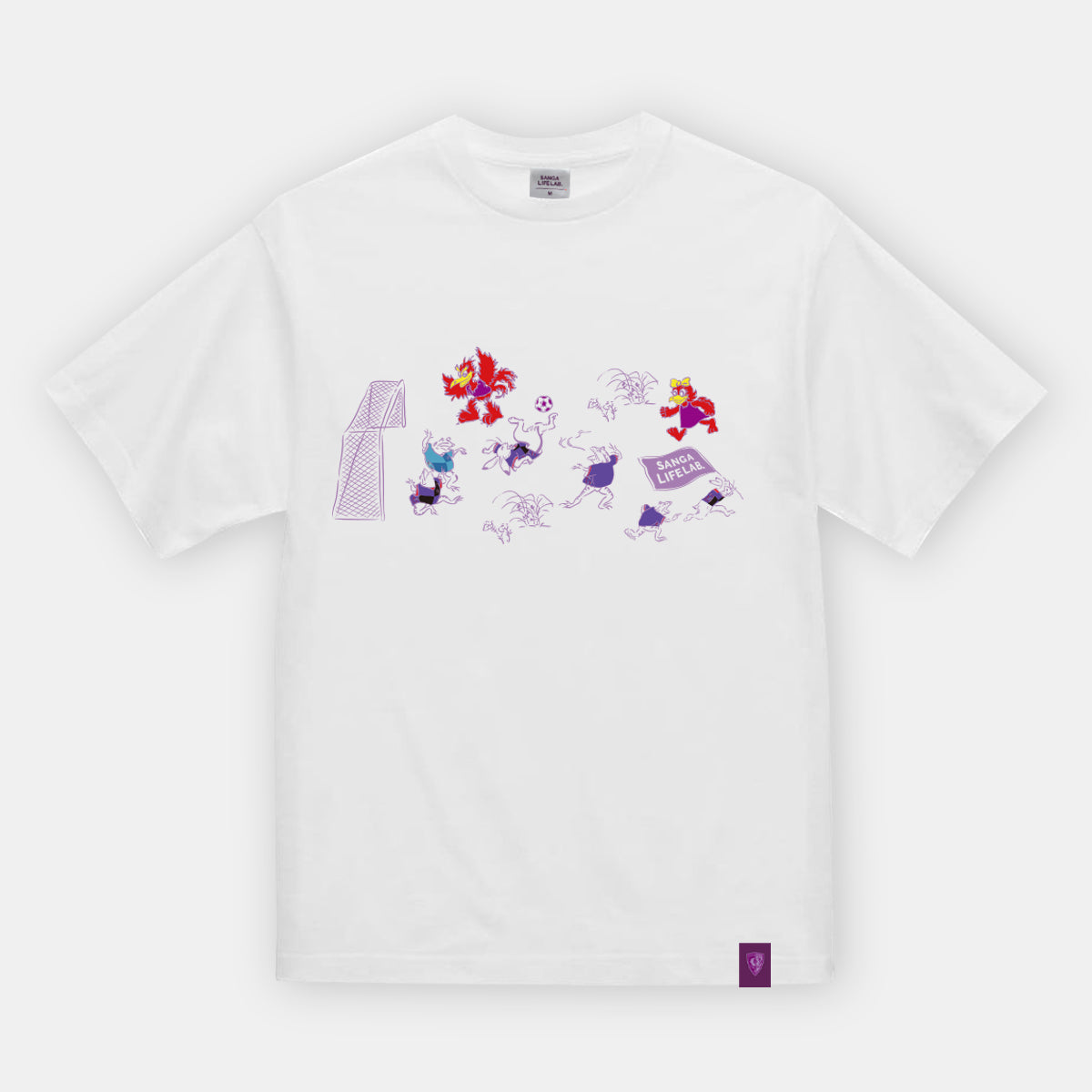 鳥獣戯画×SANGA LIFE LAB. Tシャツ