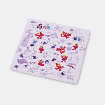 鳥獣戯画×SANGA LIFE LAB. くっつくタオル